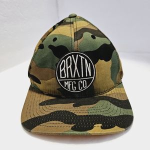 Brixton Snapback Classic Logo Camouflage Snapback Adjustable Men's Hat/Cap